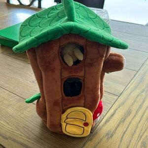 Lakeshore tree with animals toy